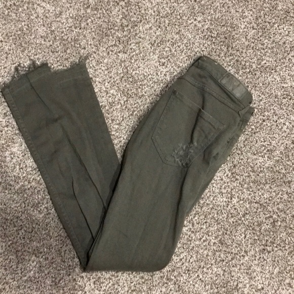 &demin green ripped jeans - Picture 3 of 3